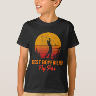T-shirt Mens Vintage Meilleur Garçon Par Par Golf Boyfrien
