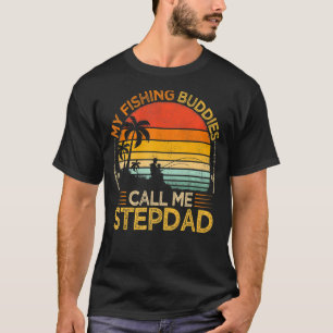 T-shirt Mens Vintage Mes Épouses De Pêche Appelez Stepdad 