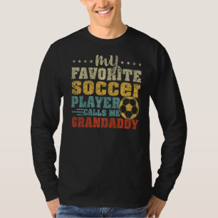 T-shirt Mens Vintage Mon Joueur De Football favori Grandad