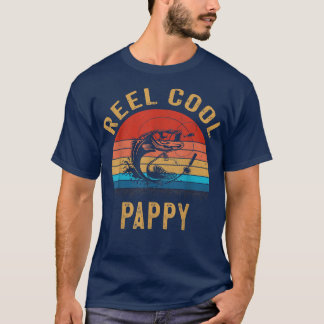 T-shirt Mens Vintage Reel Cool Pappy Funny Fête des pères