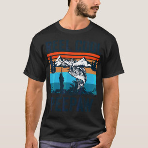 T-shirt Mens Vintage Reel Cool Peepaw Fête des pères 1