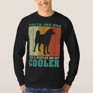 T-shirt Mens Vintage Retro Akita Inu Papa Comme Un Da Régu