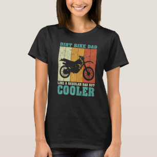 T-shirt Mens Vintage Retro Dirt Vélo Papa Comme Un Da Régu