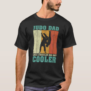 T-shirt Mens Vintage Retro Judo Papa Comme Un Papa Régulie