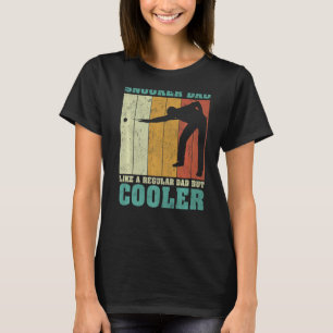 T-shirt Mens Vintage Retro Snooker Papa Comme Un Papa Régu