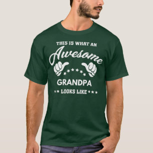 T-shirt Mens Voici à quoi ressemble un grand-père génial G