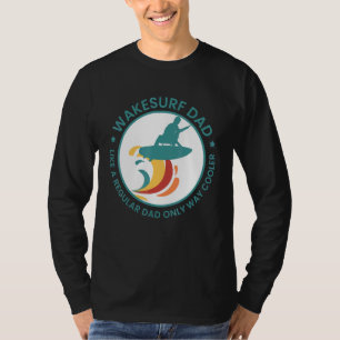 T-shirt Mens Wakesurf Papa Wakeboard Wakeboard Surf W