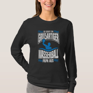 T-shirt Mens Water Ball Sports Water Water Polo Papa Water