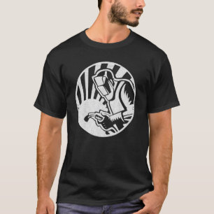 T-shirt Mens Welder Expert Welder Metal Construction