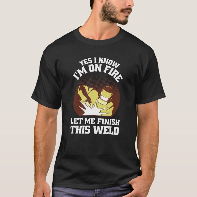 T-shirt Mens Welder worker Locksmith Craftsman Welding mac (Devant)