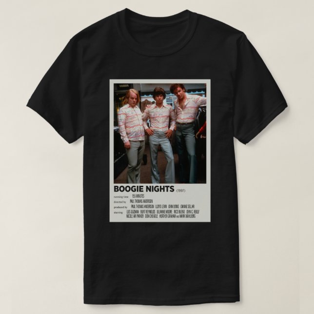 T-shirt Mens Womens Boogie Nights 1997 Alternative Film Po (Design devant)
