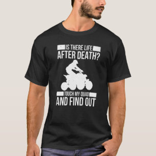 T-shirt Mens Y A-T-Il La Vie Après La Mort Toucher Mon Qua