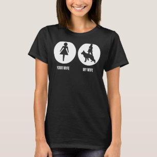 T-shirt Mens Your Wife My Wife German Shepherd Dog For Hu