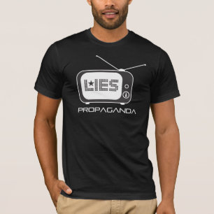 T-shirt Mensonges de médias de courant principal