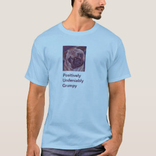 T-shirt Men'sT-chemise de visage de chiot de carlin