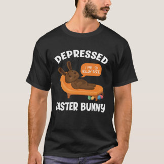T-shirt Mental Health Awareness Chocolate Bunny Funny East