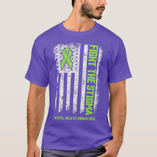 T-shirt Mental Health Awareness Fight the Stigma Mental H
