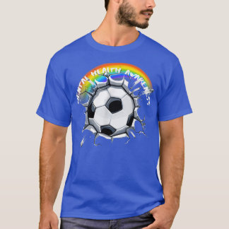 T-shirt Mental Health Awareness Lgbtq Soccer Rainbow Pride