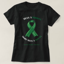 Mental Health Green Ribbon Long-Term Support Art