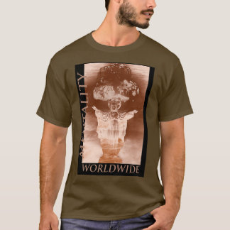 T-shirt Mentalité dans le monde Jésus noir