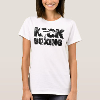 T-shirt Mentalité de guerrier sans peur de kickboxing