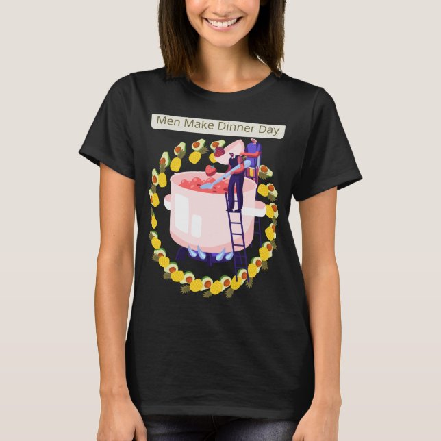 T-shirt menu du jour et de la nuit (Devant)