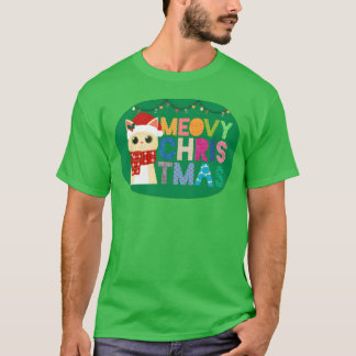 T-shirt Meovy Noël vintage