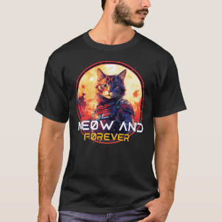 T-shirt Meow and Forever