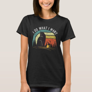 T-shirt Meow Chat Pour Femmes Hommes Je Fais Ce Que Je Veu