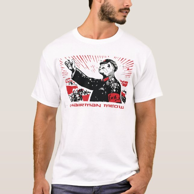 T-shirt Meow de Président (Devant)