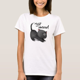 T-shirt Meow droit