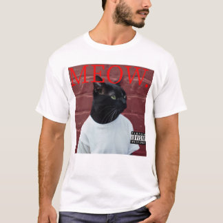 T-shirt MEOW Funny Chat Kendrick Hip hop Rap Album Parodie
