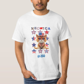 T-shirt Meow-ica @250 Feline Patriot