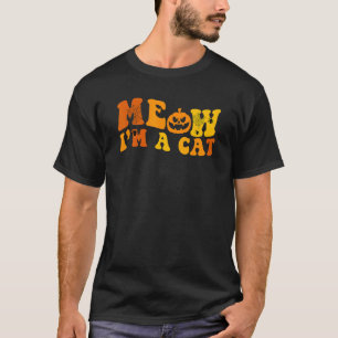 T-shirt Meow I'm A Cat Halloween Costume Meow Cat
