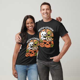 T-shirt Meow-Loween - Festive Halloween Conception de chat