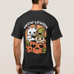 T-shirt Meow-Loween - Festive Halloween Conception de chat
