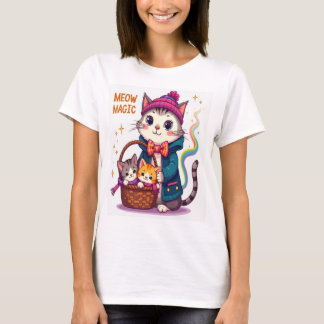 T-shirt Meow Magic - Cute et Joueuse Chat inspiré