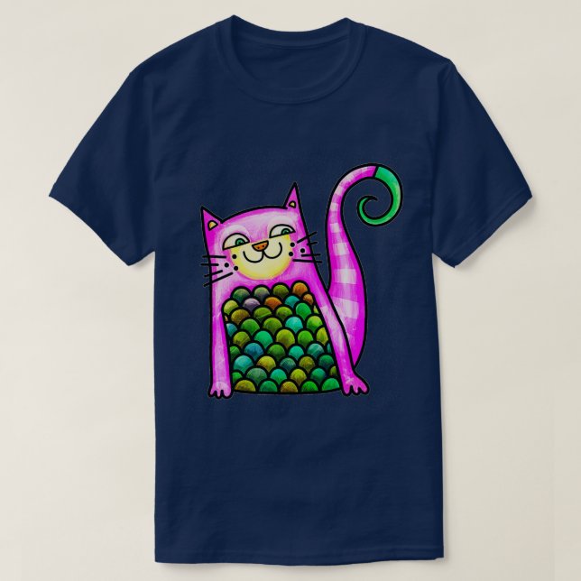 T-shirt Meow Mermaid (Design devant)