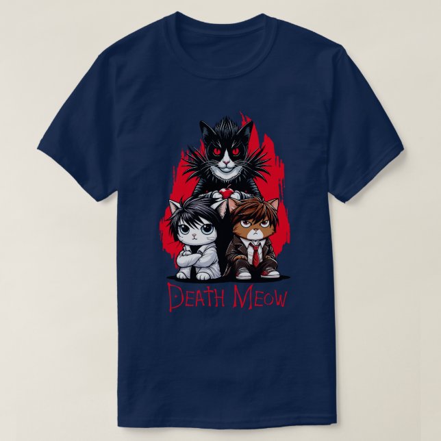 T-shirt Meow mort (Design devant)