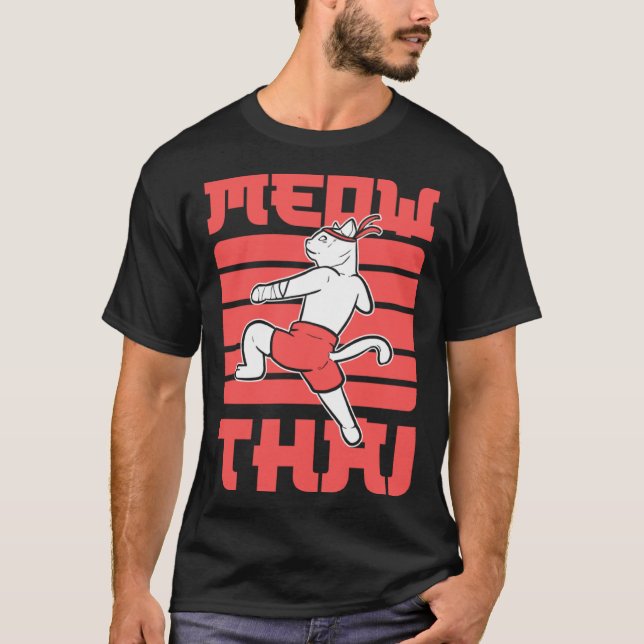 T-shirt Meow Thai Muay Thai Fighter (Devant)