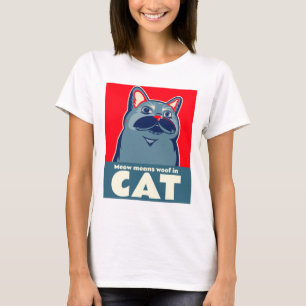 T-shirt Meow veut dire wowin en chat drôle de citation mig