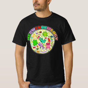 T-shirt Meowcrobiology Cat Meow Microbiology Science Bacte