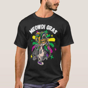 T-shirt Meowdi Gras Chats Mardi Gras Neworleans St Louis F