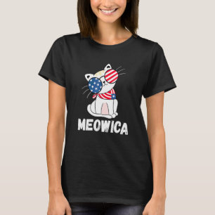 T-shirt Meowica Chat 4 juillet
