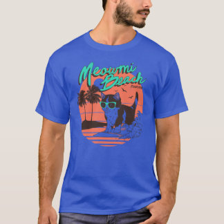 T-shirt Meowmi Beach girl vintage friend