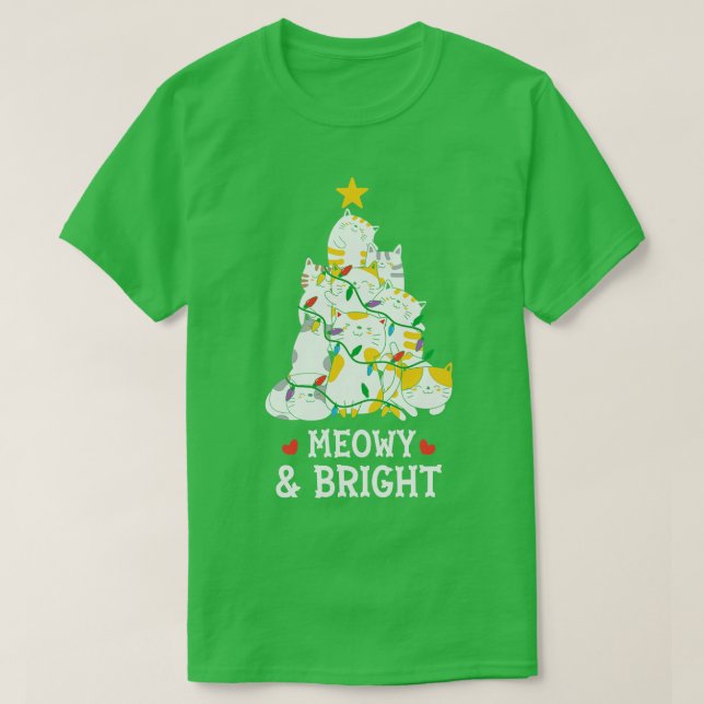 T-shirt Meowy Bright (Design devant)