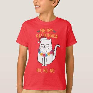 T-shirt Meowy Kalikimaka - Noël drôle de chat
