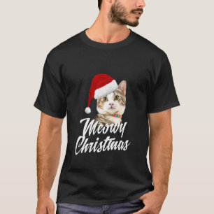 T-shirt Meowy Noël -Chats & Chatons Père Noël Xmas A