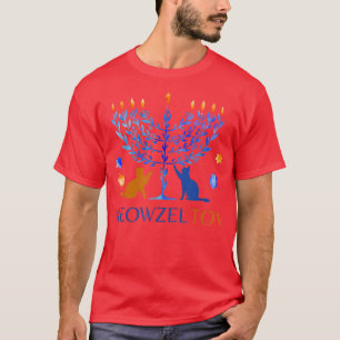 T-shirt Meowzel Tov Chanukah Hanoukka Propriétaire de chat