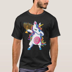 T-shirt Meowzel Tov Chanukah Juif Chat Propriétaire Ugly H